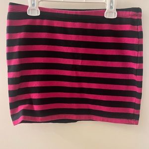 Forever 21 striped mini skirt